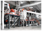 Aufnahmen einer Industriehalle